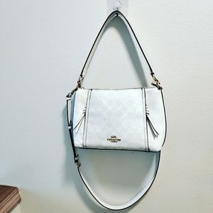 Coach Marlon Shoulder Bag in Signature Coated Canvas